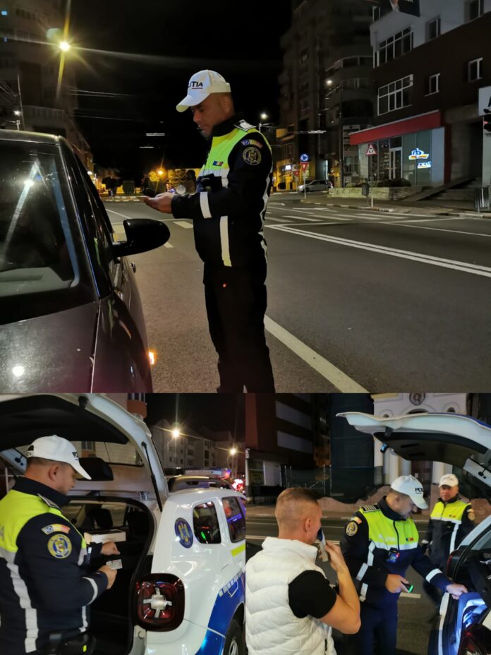 Târgu Jiu: Razie a polițiștilor, noaptea trecută