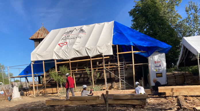 Biserică de pe Valea Motrului, restaurată de „Ambulanța pentru Monumente”!