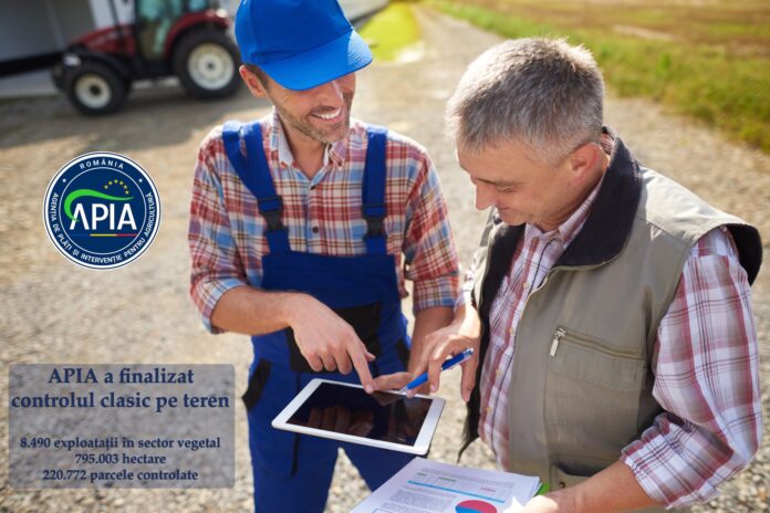 APIA a finalizat controlul clasic pe teren