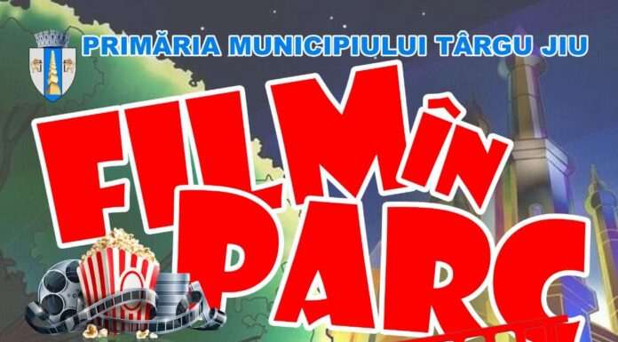 Film în parc, la Târgu Jiu