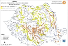Risc de viituri în peste 20 de bazine hidrografice