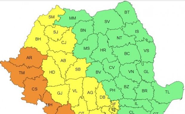 Gorjul, sub cod galben de caniculă