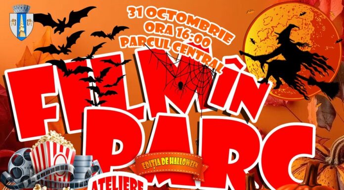 Târgu Jiu: „Film în parc”, ediție specială de Halloween