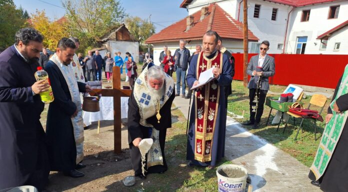 A fost sfințită piatra de temelie a noii biserici a Spitalului Județean