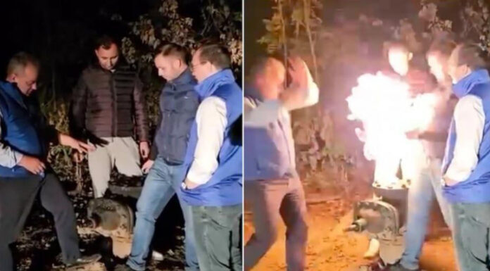 Cel mai stupid și periculos clip electoral făcut de liderul PNL Gorj, studiat de ANRE, IPJ și ISU