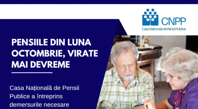 Anunțul șefului Casei de Pensii! Când se plătesc pensiile pe octombrie