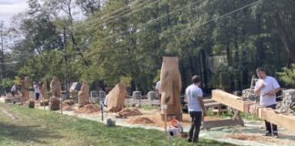 Sculptor cu drujba, gorjean prin adopție!
