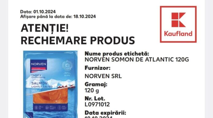 Alertă alimentară! Produse retrase de la vânzare