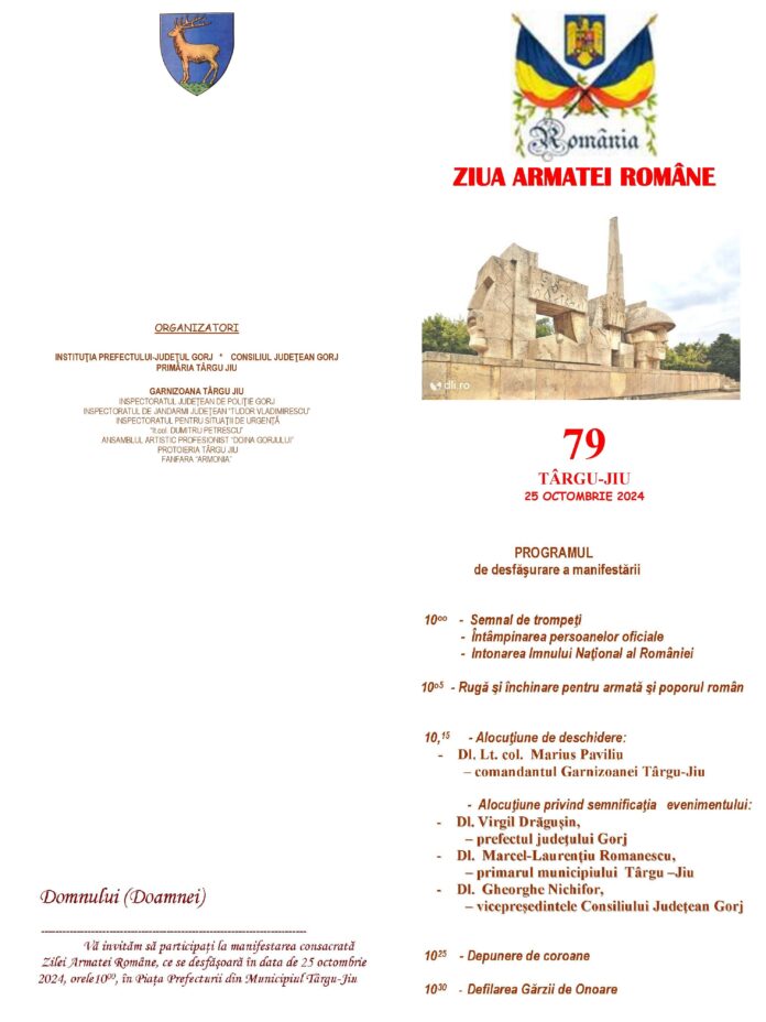 Ziua Armatei Române 2024