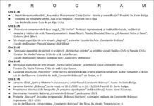 Program complex de manifestări la aniversarea a 86 de ani de la inaugurarea Căii Eroilor