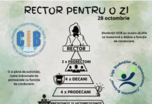 Studenții UCB Târgu Jiu pot aplica pentru a deveni ,,rector pentru o zi”