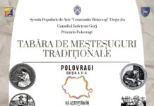 Meșteri populari din trei județe își dau întâlnire în tabăra de la Polovragi