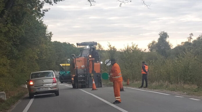 Foto: Modernizarea DN 67 D, cârpeală de sezon!