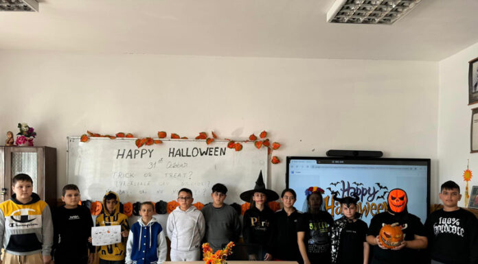 Elevii de la Bâlteni au marcat Halloweenul