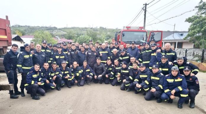 Gorj: Pompierii militari și-au încheiat misiunea din Galați