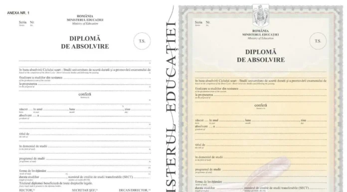 Diplome de studii cu cod QR