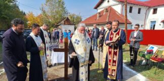 A fost sfințită piatra de temelie a noii biserici de la Spitalul Județean