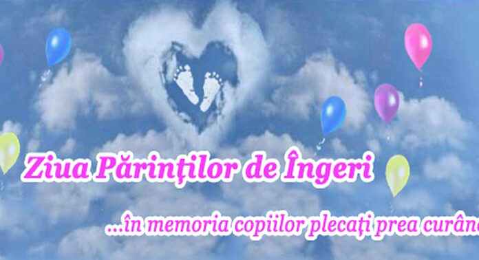 Prefectura Gorj, iluminată în roz și bleu, de Ziua Părinților de Îngeri