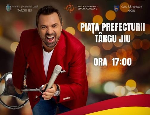 Concert Horia Brenciu la Târgu Jiu, pe 1 Decembrie