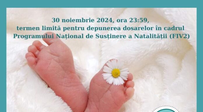 30 noiembrie, termen pentru depunerea dosarelor în cadrul programului de susţinere a natalităţii