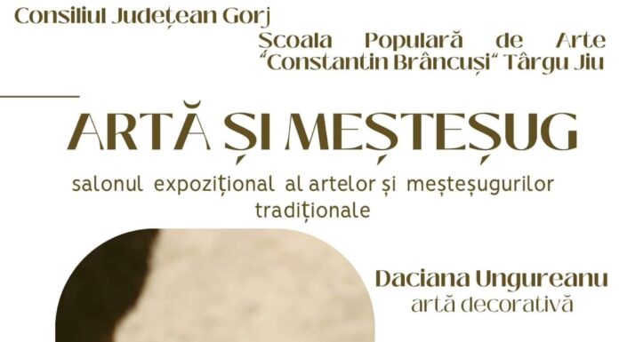 Salon expozițional dedicat meșteșugurilor, la Târgu Jiu
