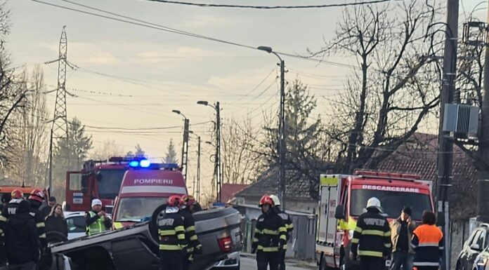 Accident Bârsești| Victima, în vârstă de 60 de ani, transportată la spital