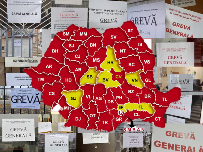 Prima zi de grevă generală la Arhivele Naționale filiala Gorj!