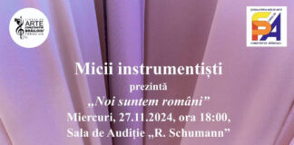 Spectacol al elevilor din Târgu Jiu, cu prilejul Zilei Naționale