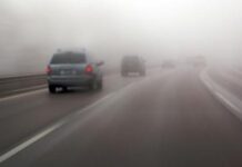 Cod galben de ceață în Gorj