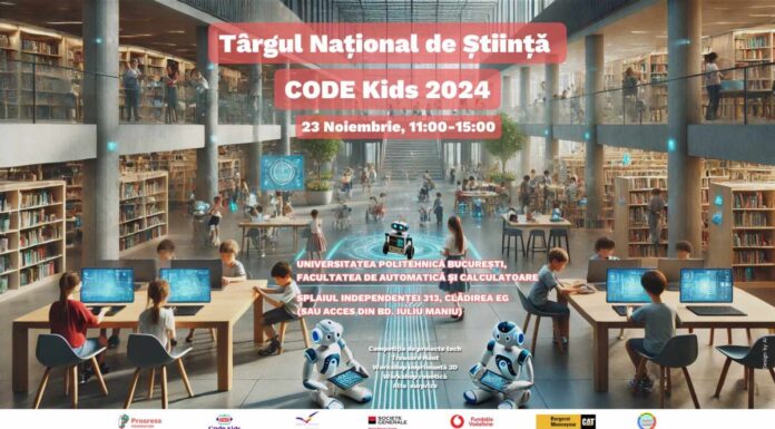 Proiectele de tehnologie realizate de copiii din trei localități din Gorj, prezentate la Târgul Național de Știință CODE Kids