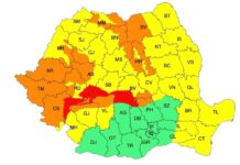 Cod roșu de viscol la munte