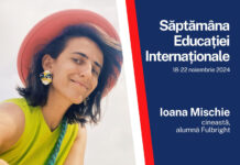 Cineasta gorjeancă Ioana Mischie și cel mai recent proiect al său, promovate de Ambasada SUA la București