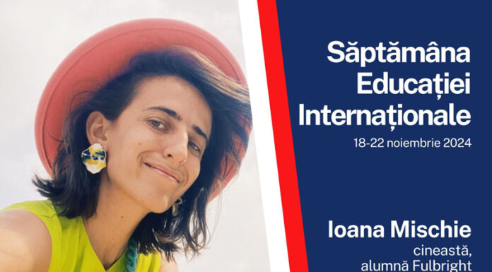 Cineasta gorjeancă Ioana Mischie și cel mai recent proiect al său, promovate de Ambasada SUA la București