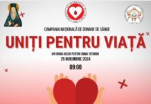 Luni, 25 noiembrie a.c., – Campanie națională de donare de sânge organizată și la Târgu Jiu