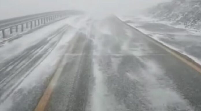 Ninsori și viscol la munte