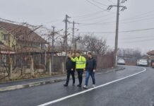 Târgu Jiu: S-a finalizat asfaltarea străzii Valentin Merișescu