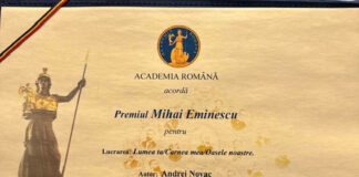 Premiu important pentru un scriitor gorjean!