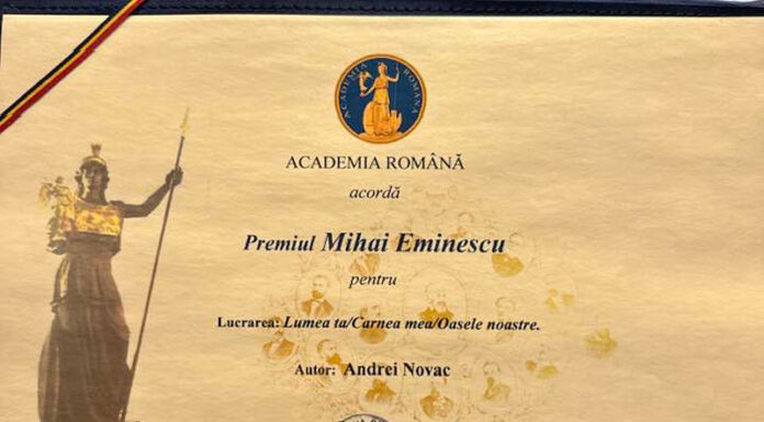 Premiu important pentru un scriitor gorjean!