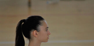 Anastasia Găvănescu, la o selecție a echipei naționale de cadete