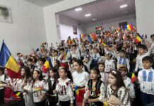 Ziua României, marcată de elevii și cadrele didactice ale CNTV Târgu Jiu