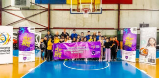 Sute de tineri din Gorj, inspirați de programele Federației Române de Baschet