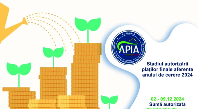 APIA: Stadiul autorizării plăților finale aferente anului de cerere 2024