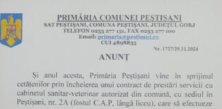 Peștișani: Examene trichineloscopice gratuite
