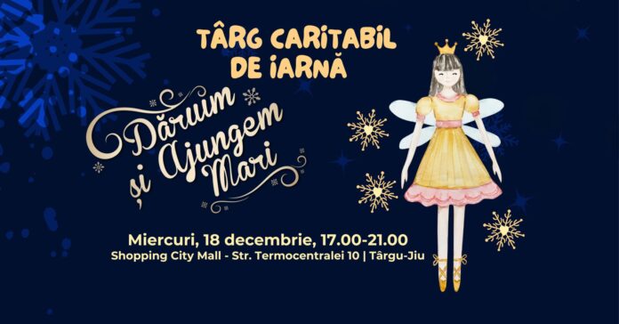Târg caritabil de Crăciun, la mallul din Târgu Jiu