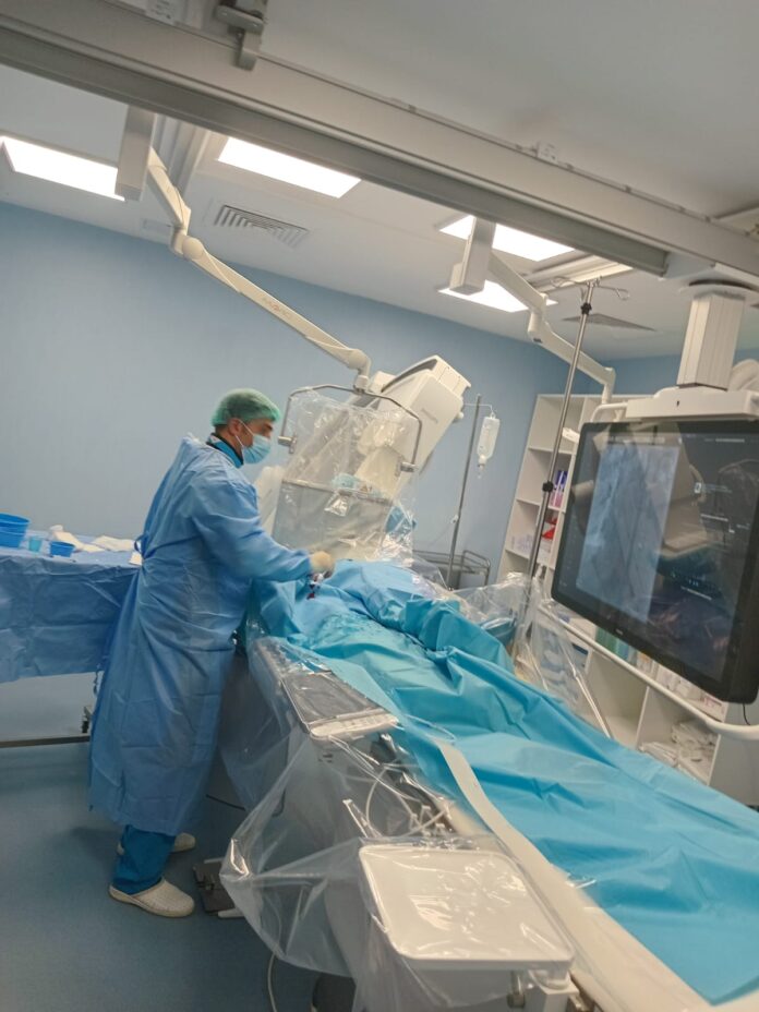 Laborator de angiografie la Spitalul Județean