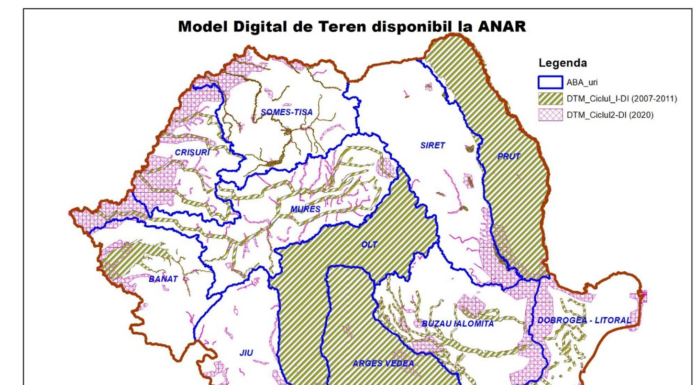 Apele din România, cadastrate în proporție de 70%