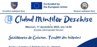 Muzeul Județean organizează ”Șezătoarea de Crăciun”