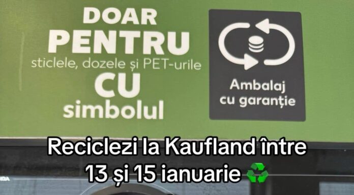 Cum obții 1 leu pentru ambalajele reciclate