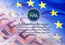 APIA: Comisia Europeană a rambursat României suma de 1,12 miliarde euro