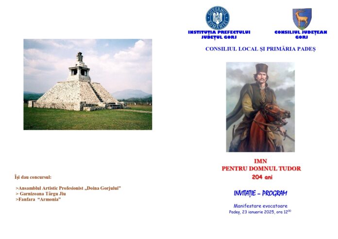 „Imn pentru domnul Tudor”, joi, la Padeș